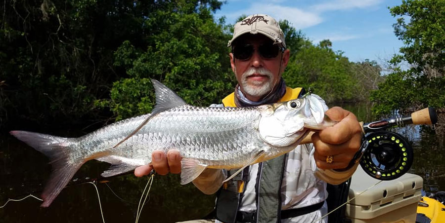 inshore tarpon caught on the fly with Capt. Alex Gorichky