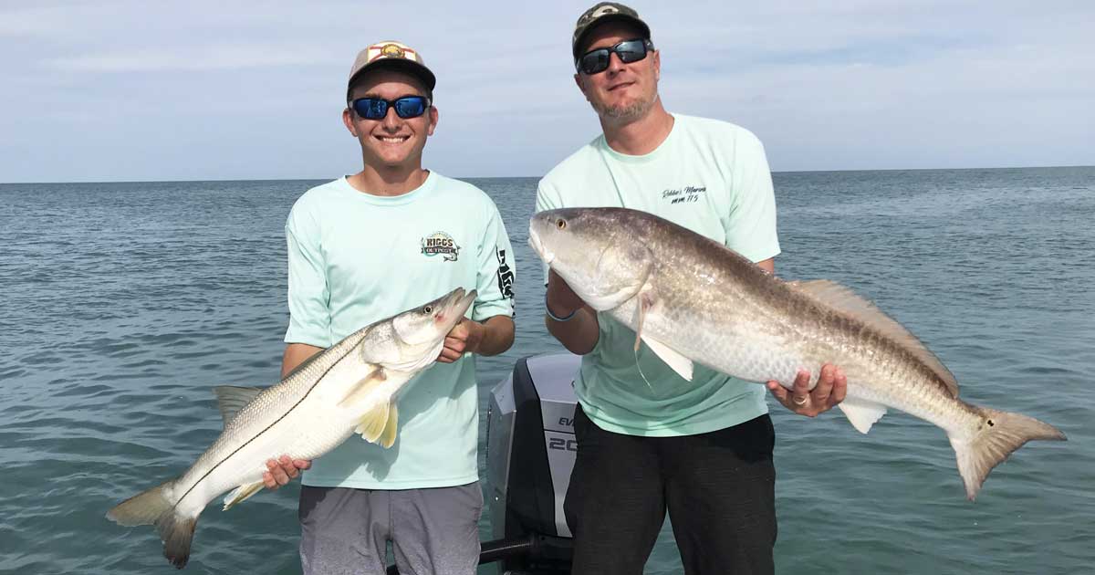 snook and redfish